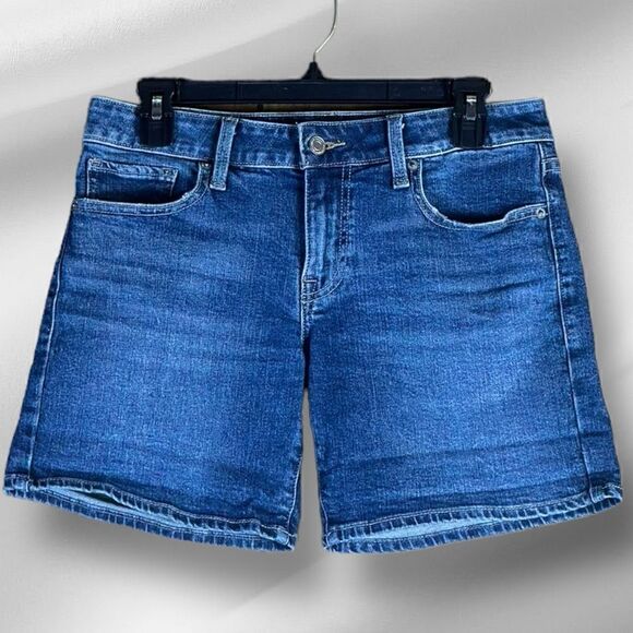 Lucky Brand The Roll Up Denim Shorts Size 2 / 26 📦 - Picture 1 of 6